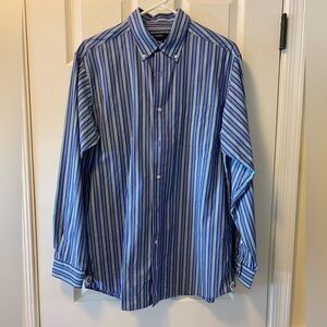 Striped button down, like new, Daniel Cremieux, M